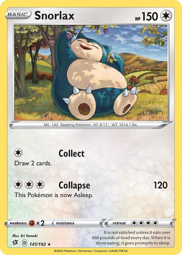 Snorlax 141/192 Rebel Clash