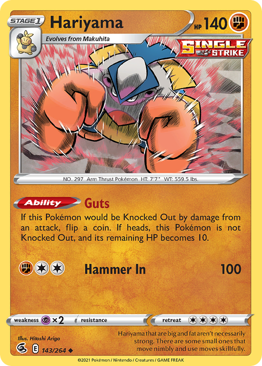 Hariyama 143/264 Fusion Strike