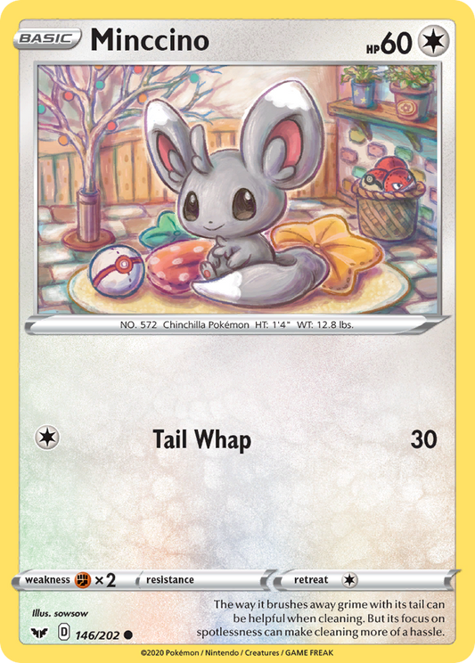 Minccino 146/202 Sword Shield