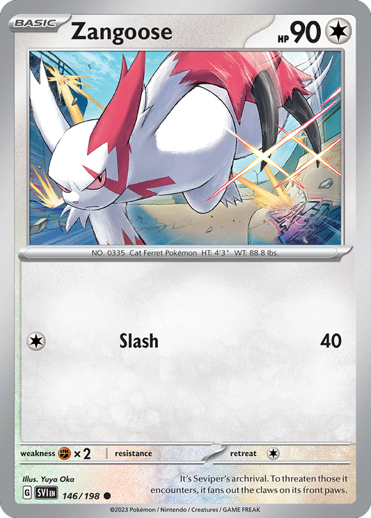 Zangoose 146/198 Scarlet Violet