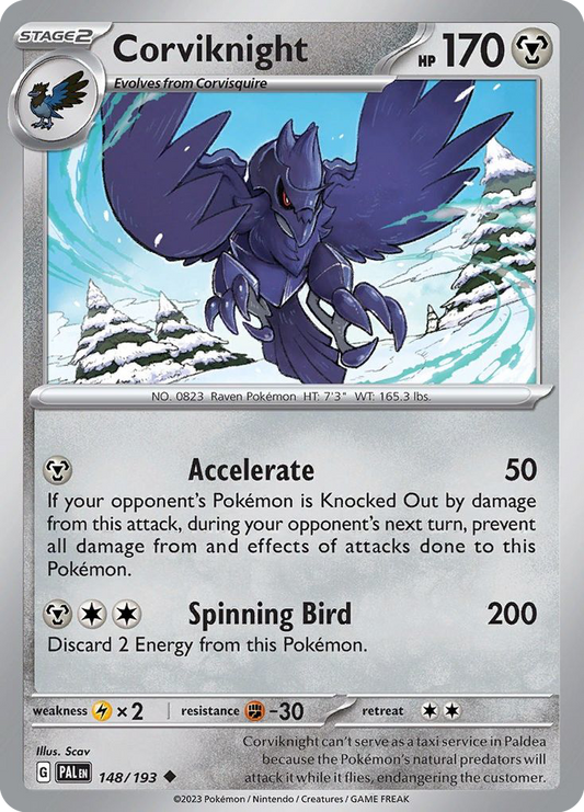 Corviknight 148/193 Paldea Evolved