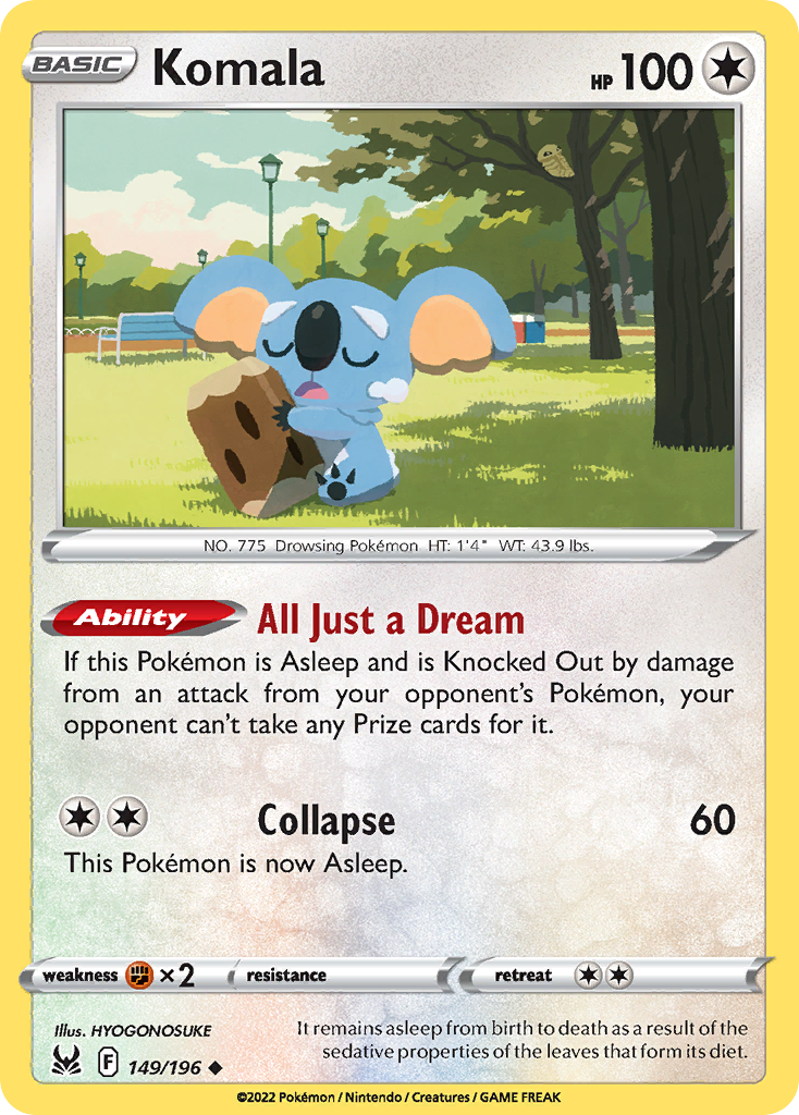 Komala 149/196 Lost Origin