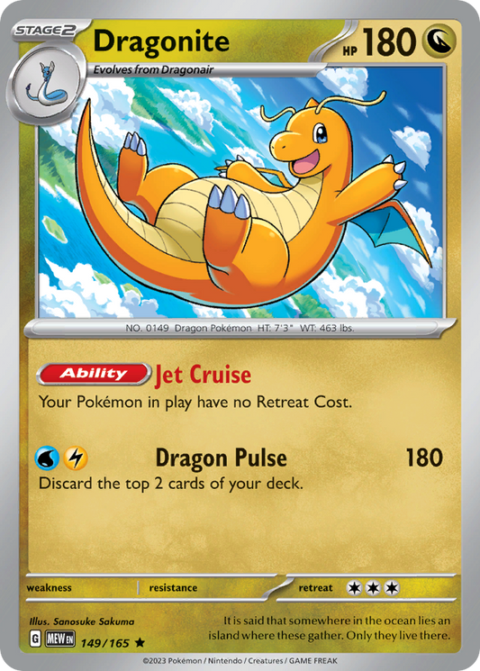 Dragonite 149/165 151 Holo