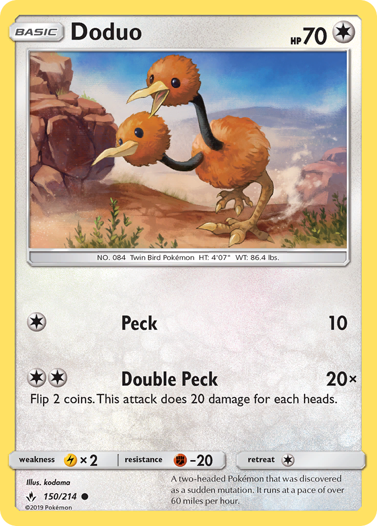 Doduo 150/214 Unbroken Bonds