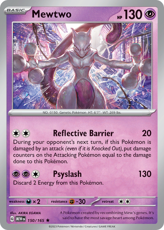 Mewtwo 150/165 151 Holo