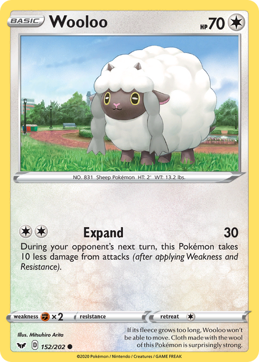 Wooloo 152/202 Sword Shield