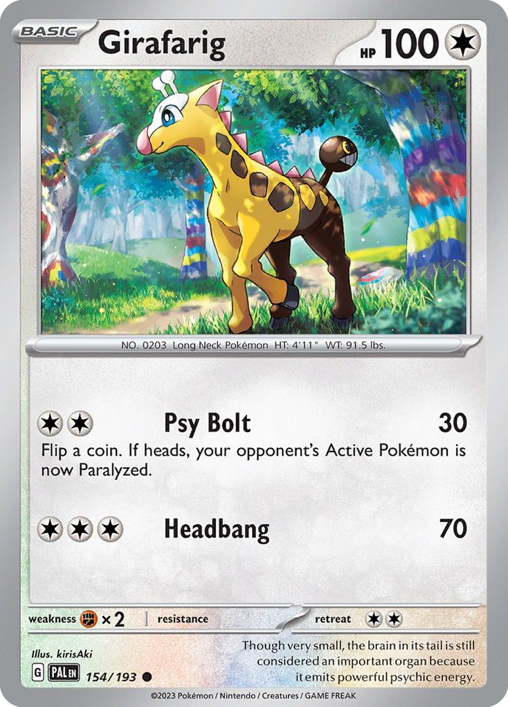 Girafarig 154/193 Paldea Evolved