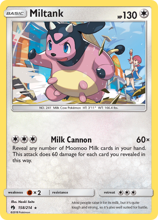 Miltank 158/214 Lost Thunder