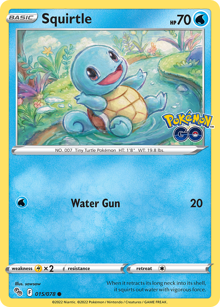 Squirtle 015/078 Pokemon Go