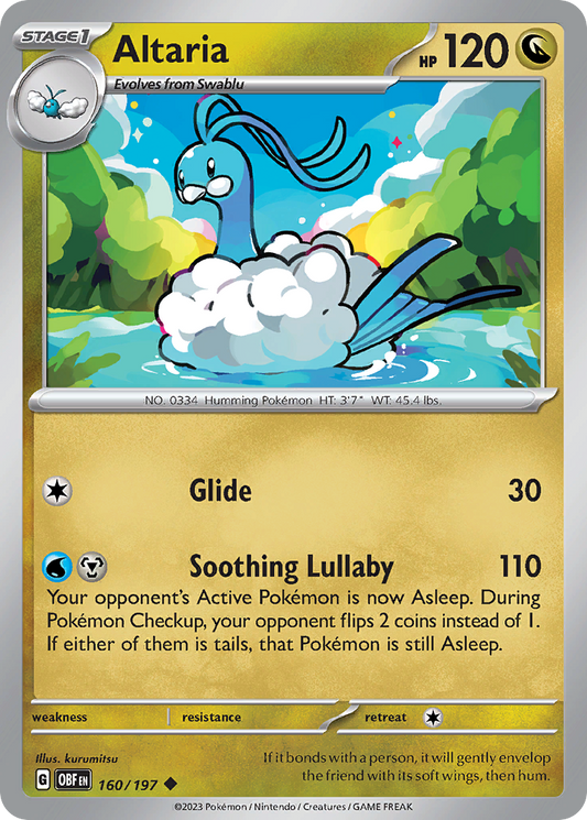 Altaria 160/197 Obsidian Flames