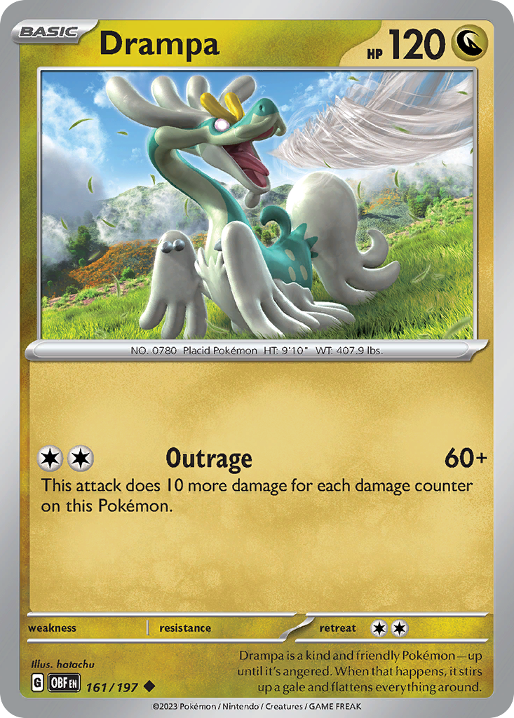 Drampa 161/197 Obsidian Flames