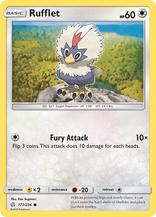 Rufflet 177/236 Cosmic Eclipse