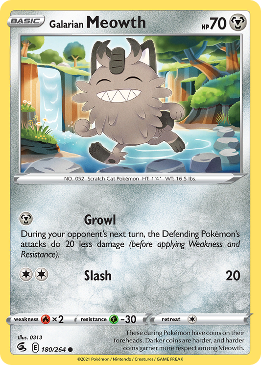 Galarian Meowth 180/264 Fusion Strike