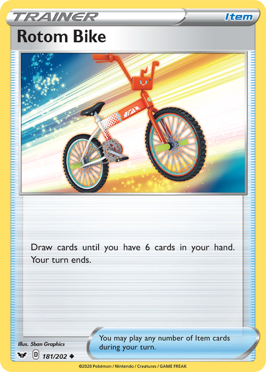 Rotom Bike 181/202 Sword Shield