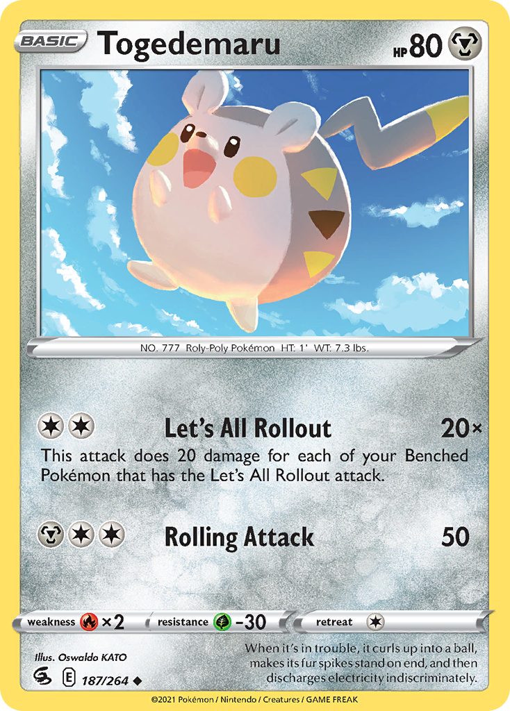 Togedemaru 187/264 Fusion Strike