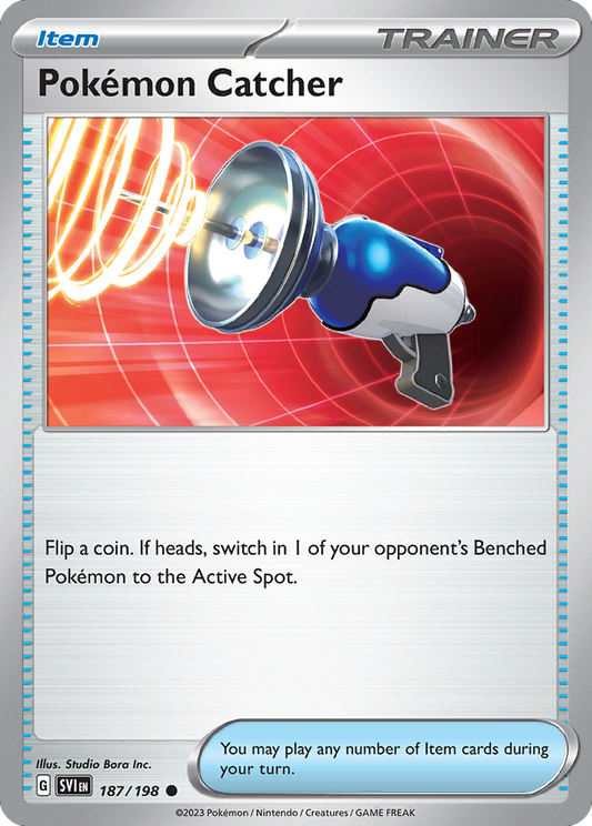 Pokémon Catcher 187/198 Scarlet Violet