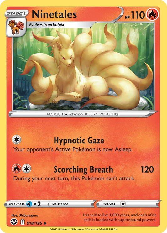 Ninetales 018/195 Silver Tempest