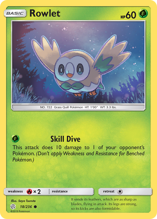 Rowlet 18/236 Cosmic Eclipse