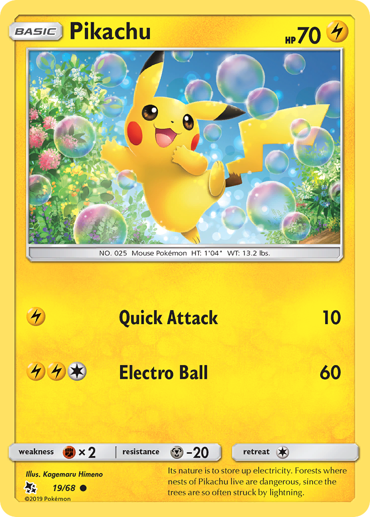 Pikachu 19/68 Hidden Fates