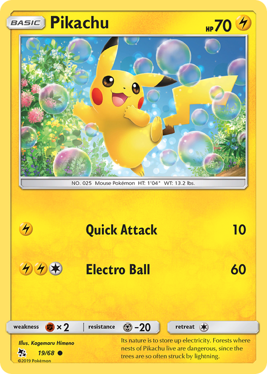 Pikachu 19/68 Hidden Fates