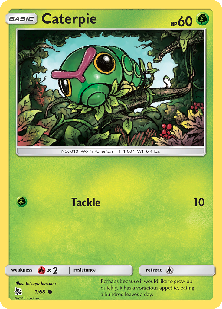 Caterpie 1/68 Hidden Fates