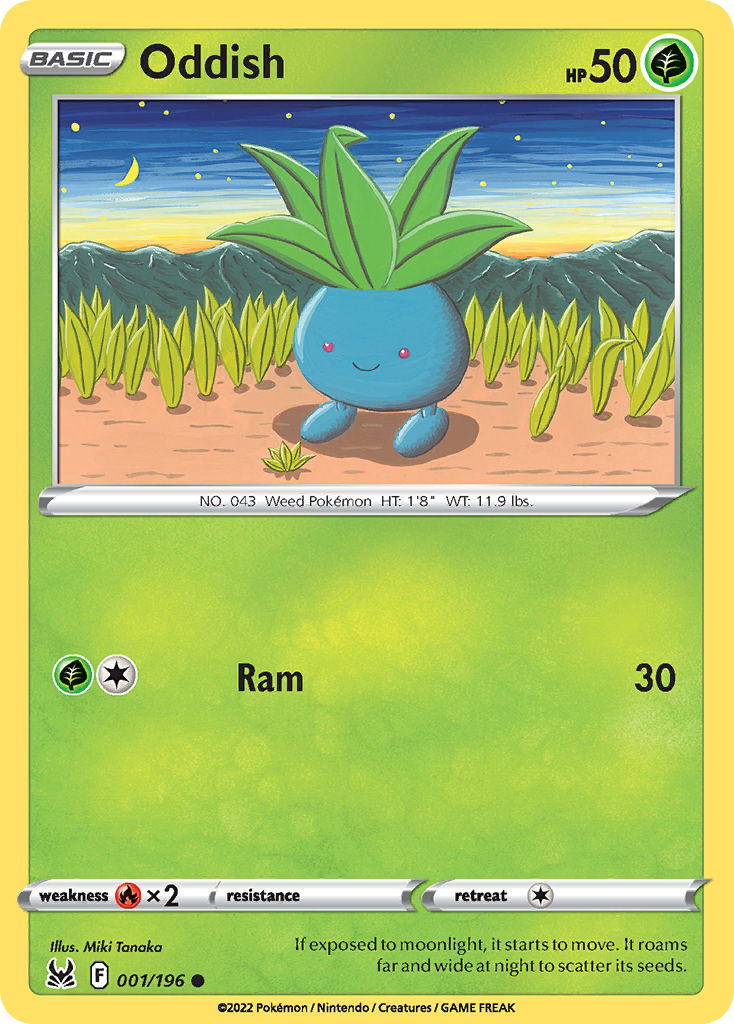 Oddish 001/196 Lost Origin