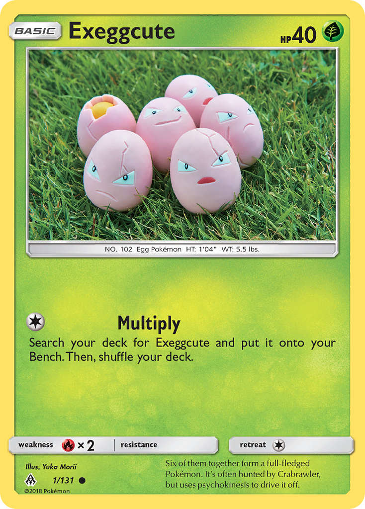 Exeggcute 1/131 Forbidden Light