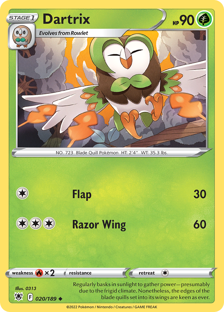 Dartrix 020/189 Astral Radiance