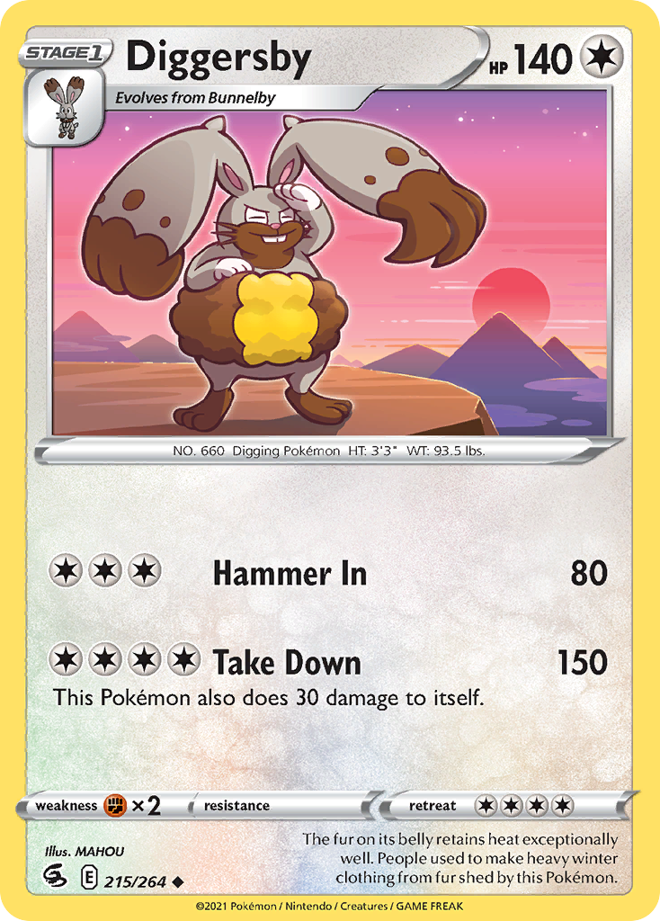 Diggersby 215/264 Fusion Strike