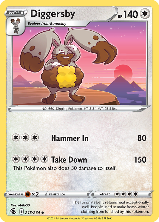 Diggersby 215/264 Fusion Strike