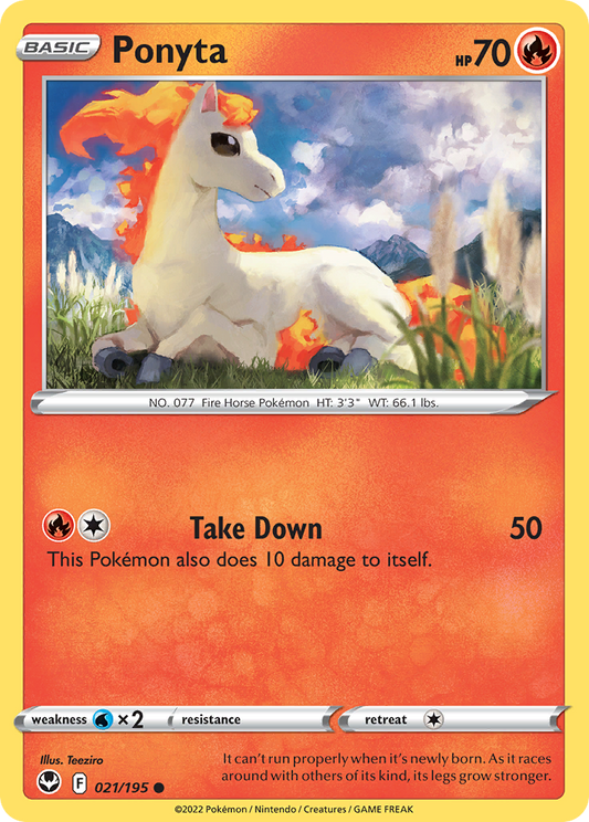 Ponyta 021/195 Silver Tempest