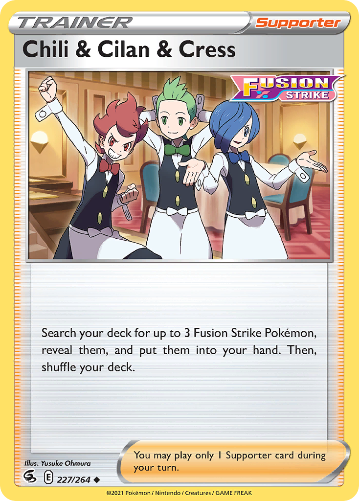 Chili & Cilan & Cress 227/264 Fusion Strike