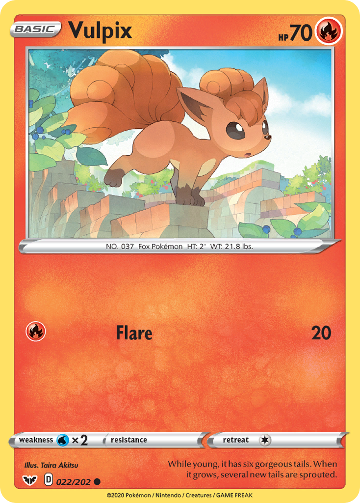 Vulpix 022/202 Sword Shield