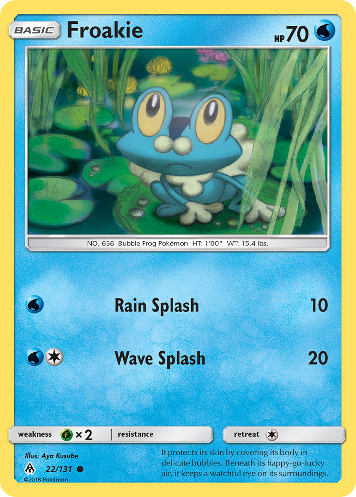 Froakie 22/131 Forbidden Light