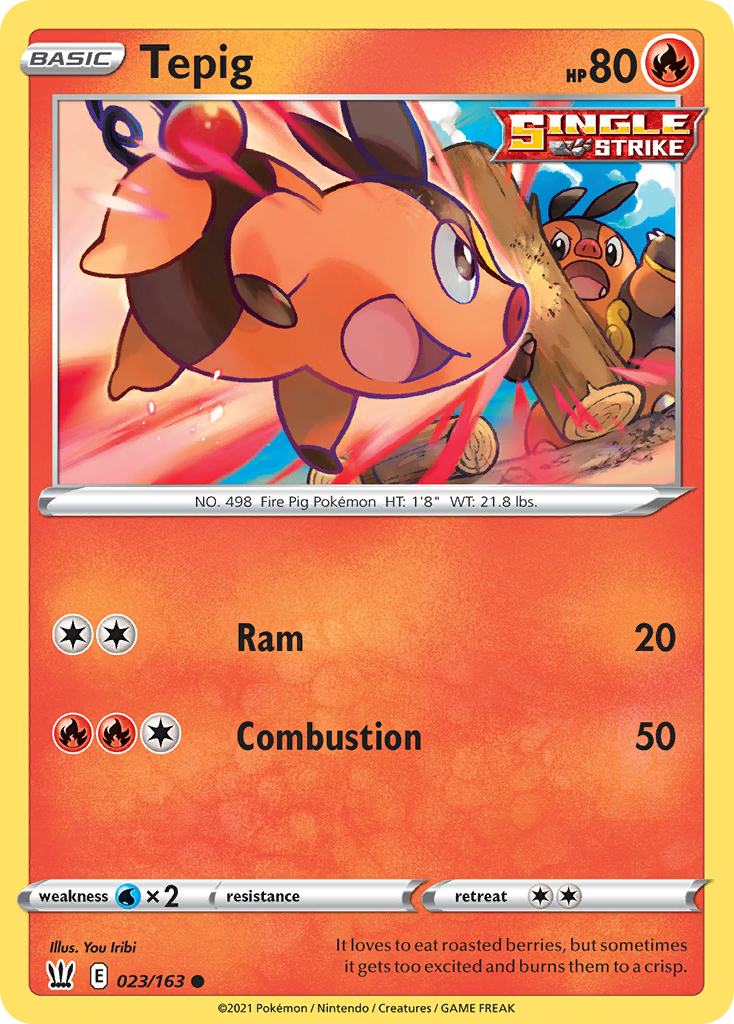 Tepig 023/163 Battle Styles