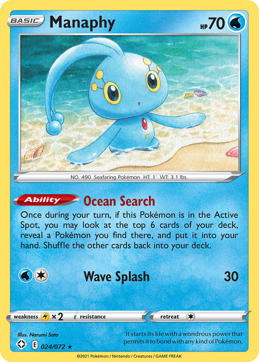 Manaphy 024/072 Shining Fates