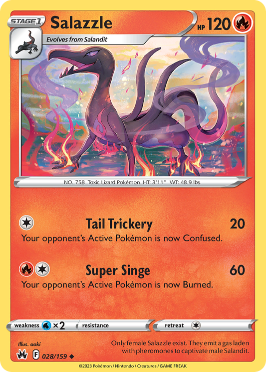 Salazzle 028/159 Crown Zenith