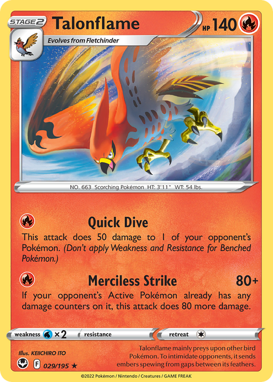 Talonflame 029/195 Silver Tempest