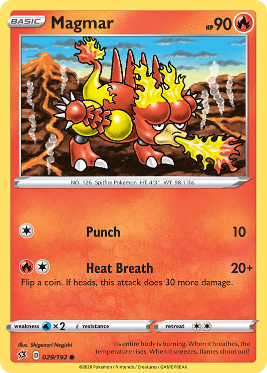 Magmar 029/192 Rebel Clash