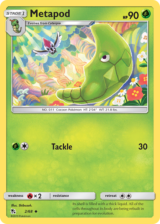 Metapod 2/68 Hidden Fates