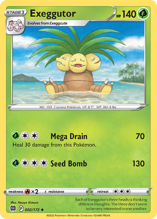 Exeggutor 002/172 Brilliant Stars