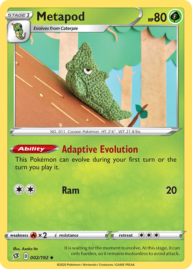 Metapod 002/192 Rebel Clash