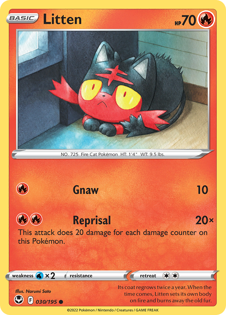 Litten 030/195 Silver Tempest