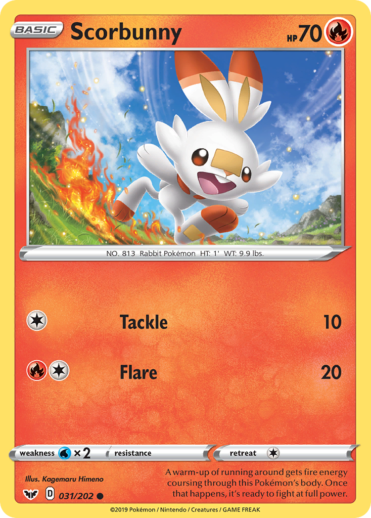 Scorbunny 031/202 Sword Shield