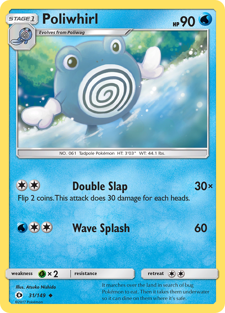 Poliwhirl 31/149 Sun Moon