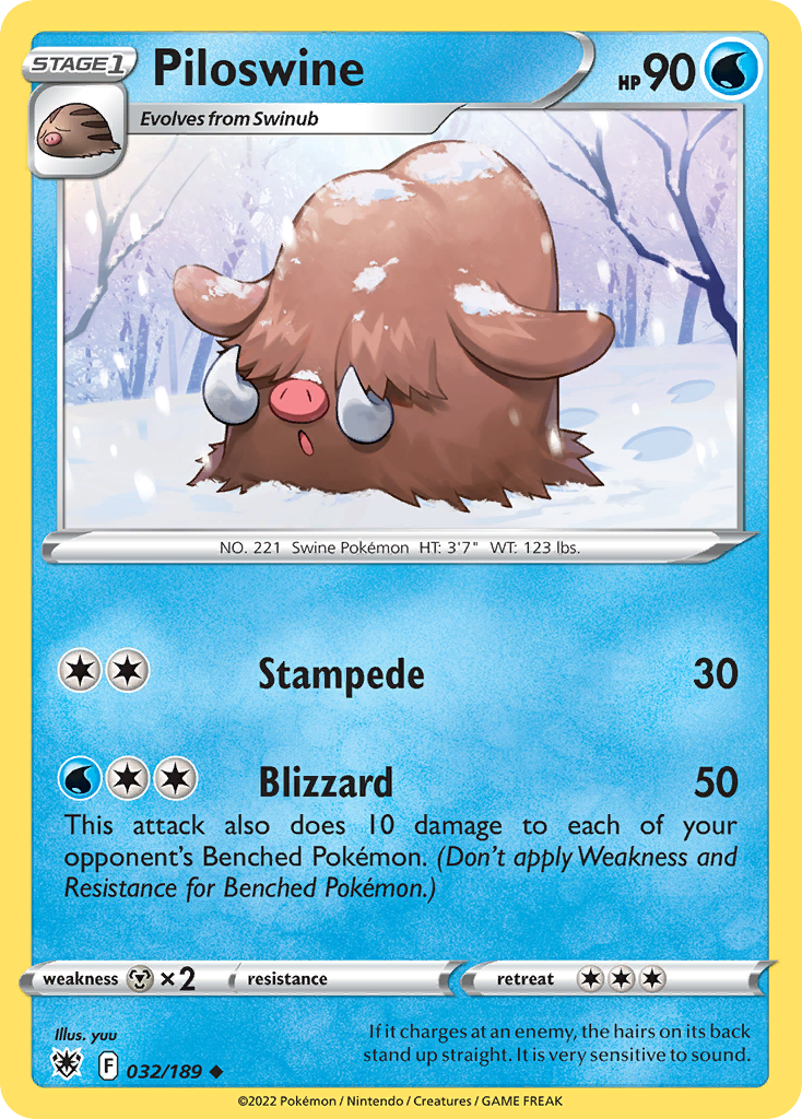 Piloswine 032/189 Astral Radiance