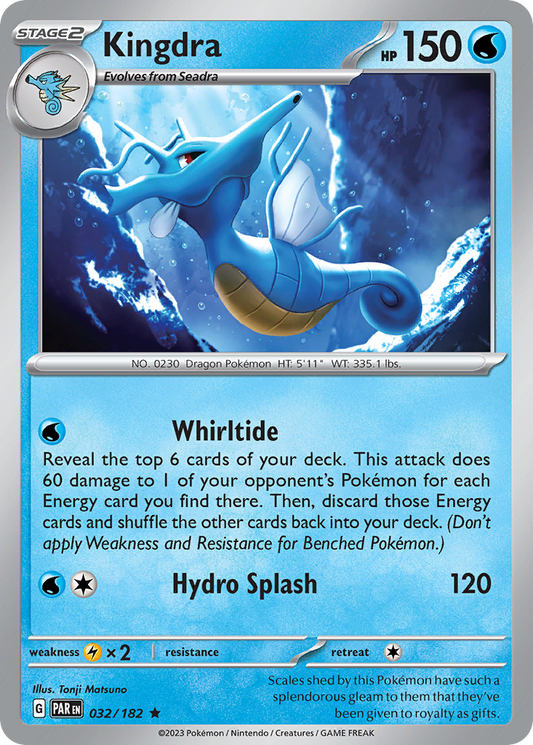 Kingdra 032/182 Paradox Rift Holo