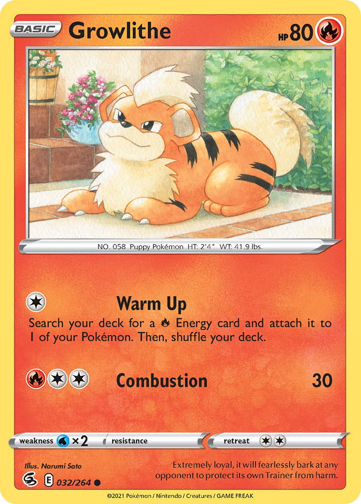 Growlithe 032/264 Fusion Strike