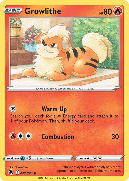 Growlithe 032/264 Fusion Strike