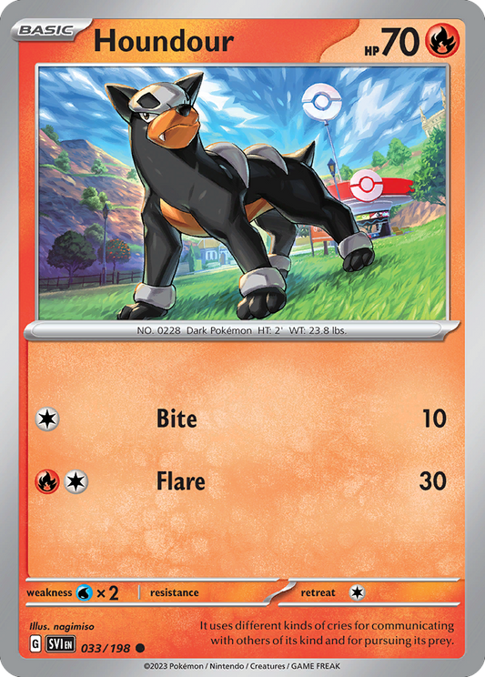 Houndour 033/198 Scarlet Violet